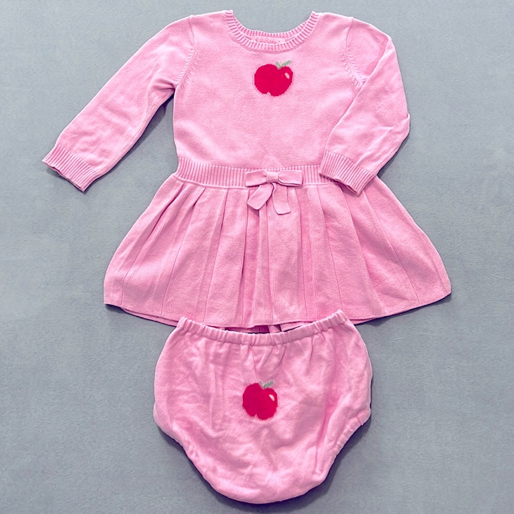 [Lilly Pulitzer] Apple Intarsia Sweater Dress